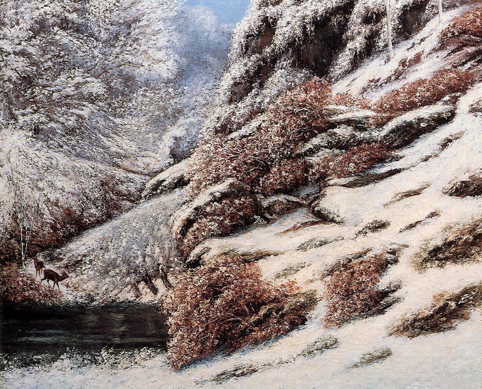 法国画家居斯塔夫·库尔贝（Gustave Courbet,1819-1877）