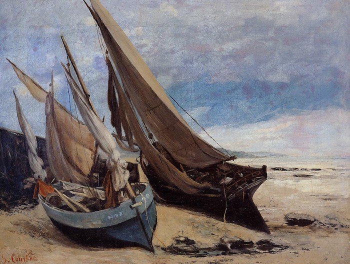 法国画家居斯塔夫·库尔贝（Gustave Courbet,1819-1877）