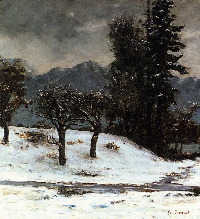 法国画家居斯塔夫·库尔贝（Gustave Courbet,1819-1877）