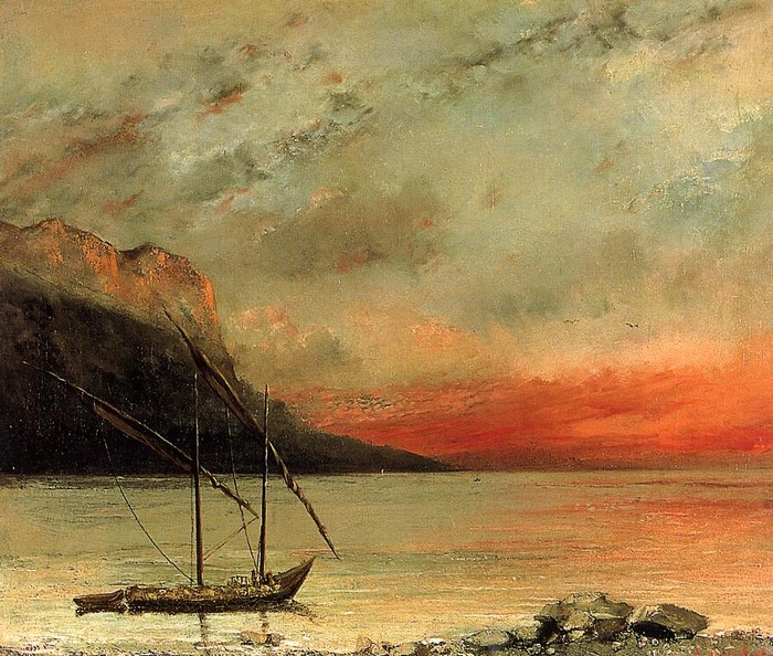 法国画家居斯塔夫·库尔贝（Gustave Courbet,1819-1877）