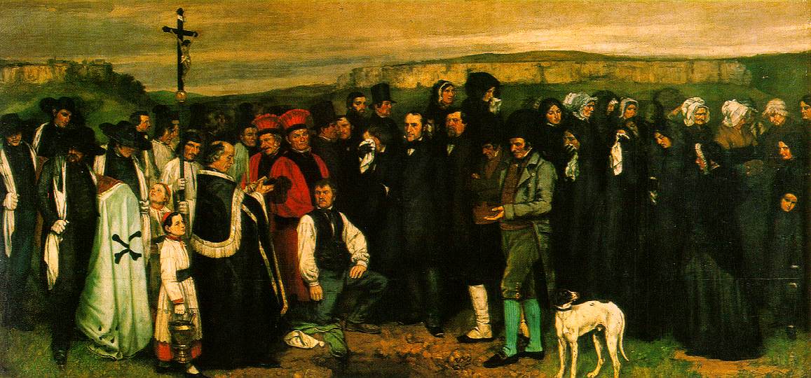 法国画家居斯塔夫·库尔贝（Gustave Courbet,1819-1877）