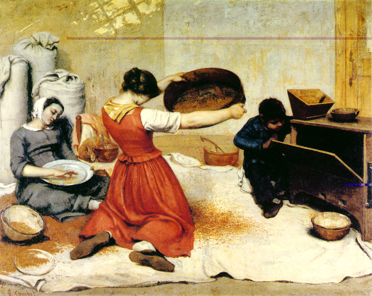 法国画家居斯塔夫·库尔贝（Gustave Courbet,1819-1877）