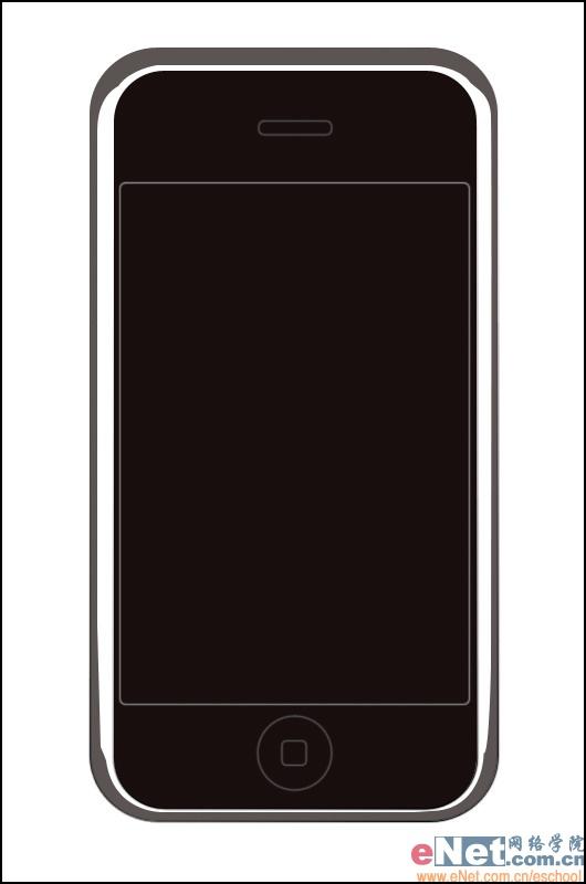 PS绘制苹果iPhone