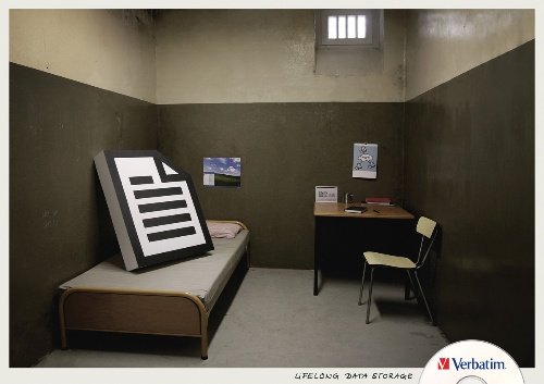 威宝(Verbatim)光盘平面广告设计