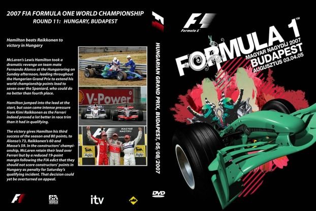 F1 2007赛季DVD封面设计