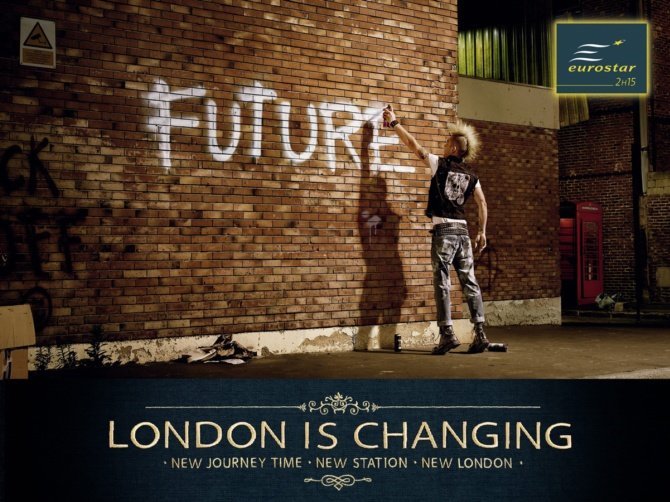 伦敦正在改变: Eurostar平面广告欣赏