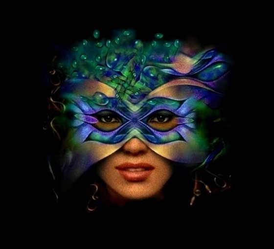 面具:&nbsp;国外插画作品欣赏