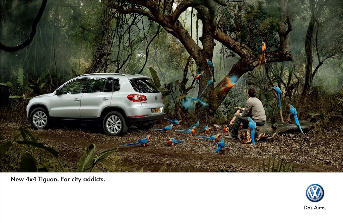 大众(Volkswagen) Tiguan广告设计