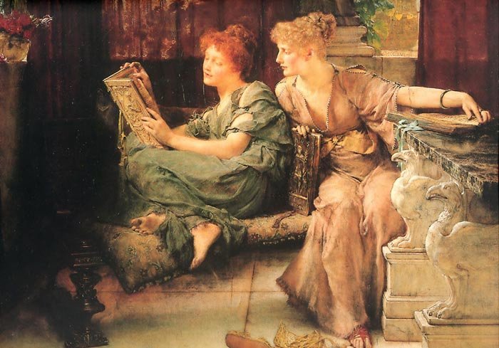 英国皇家学院派画家阿尔玛-达德玛(Alma Tadema)