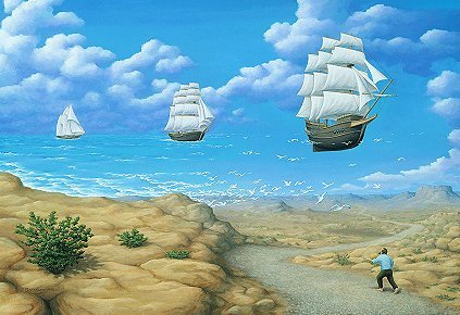 令人惊叹的想象力: Rob Gonsalves 的奇幻艺术