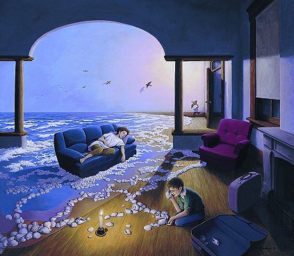 令人惊叹的想象力: Rob Gonsalves 的奇幻艺术