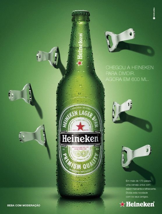 Heineken啤酒平面广告设计