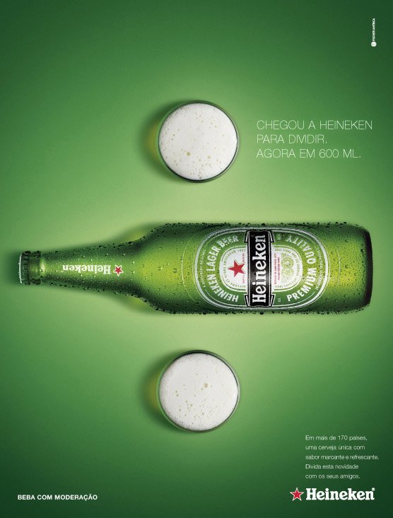 Heineken啤酒平面广告设计