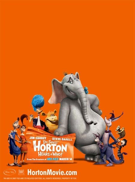 CG动画片《霍顿与无名氏》(Horton Hears a Who)海报设计