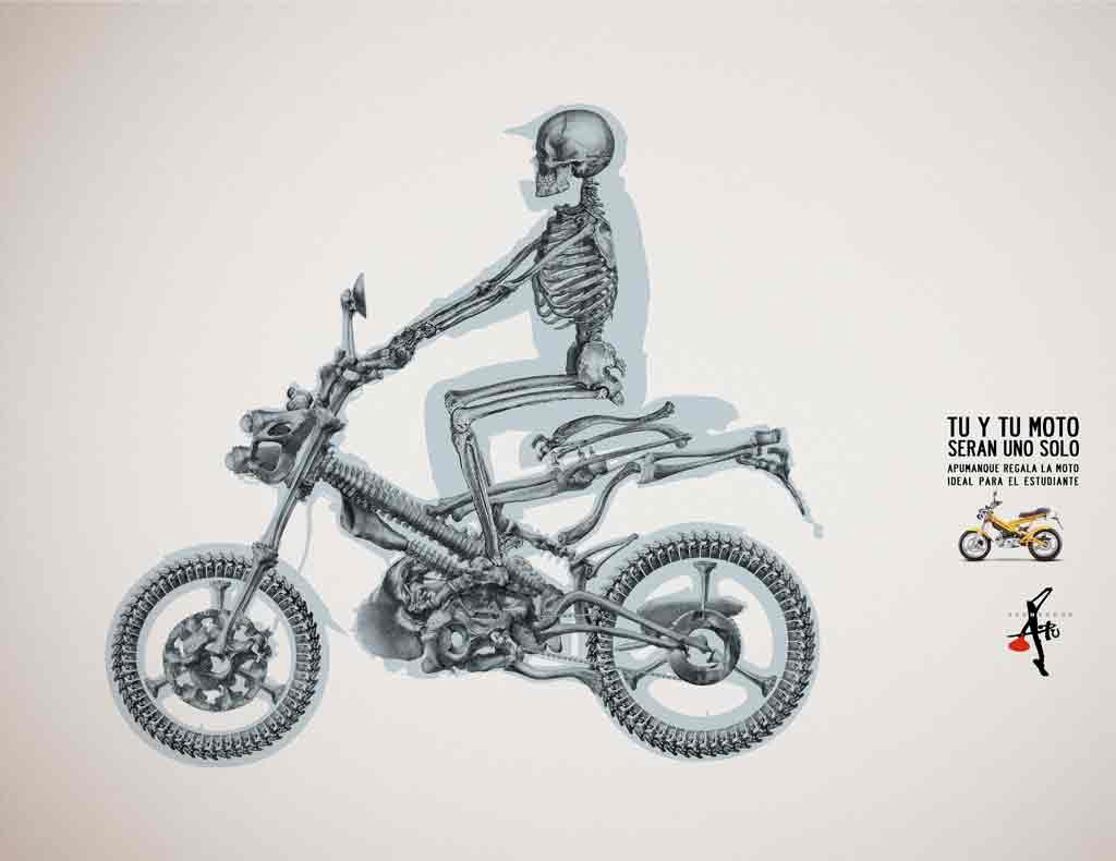 Apumanque摩托车广告设计欣赏