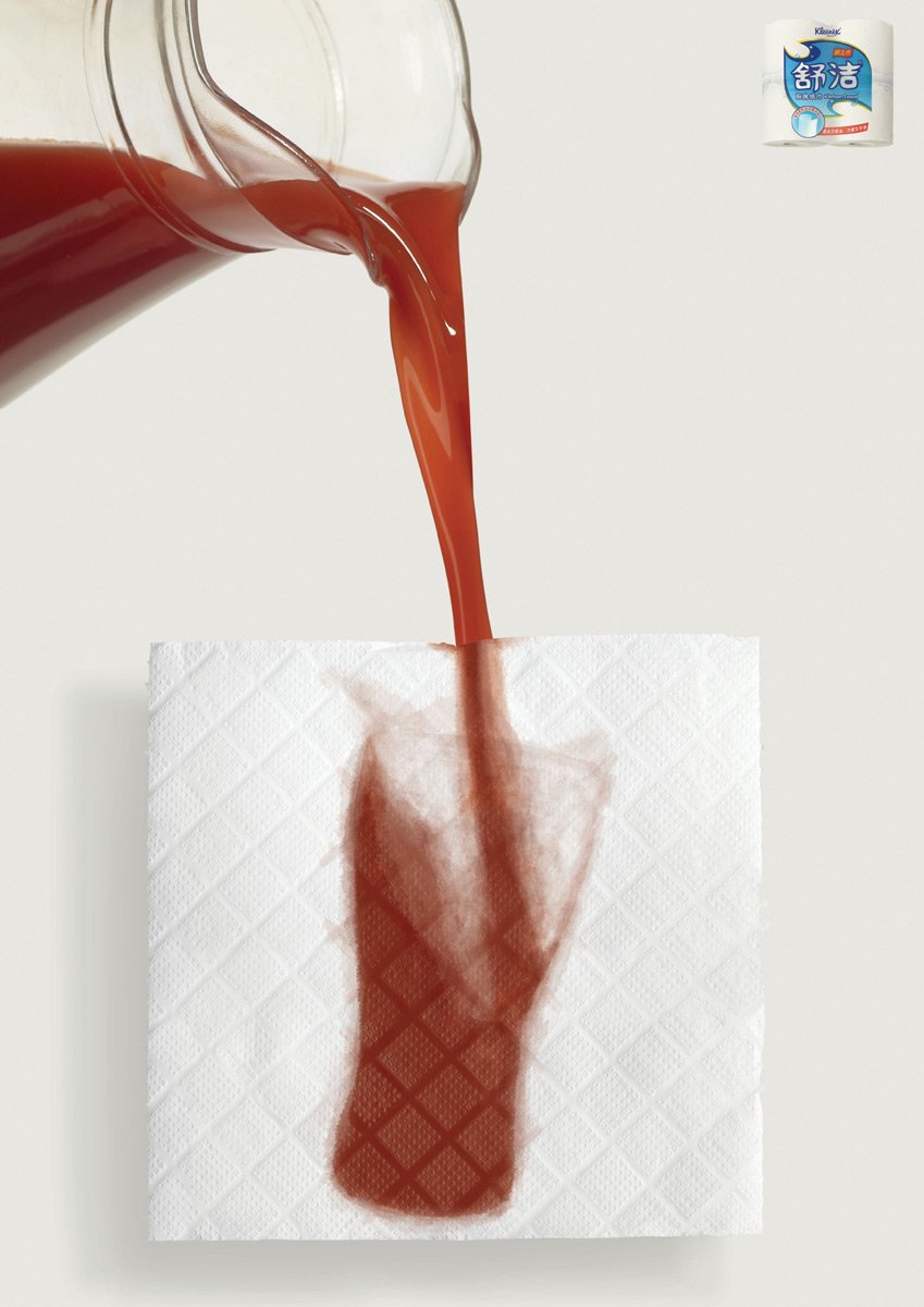 KLEENEX纸巾广告设计