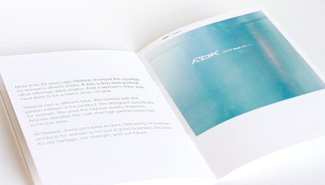 运动品牌锐步RBK画册设计