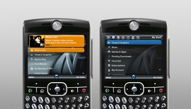 AMP'd手机UI界面设计
