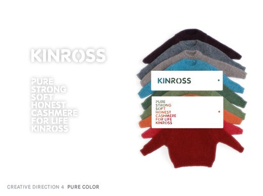 KINROSS羊绒时装品牌VI设计
