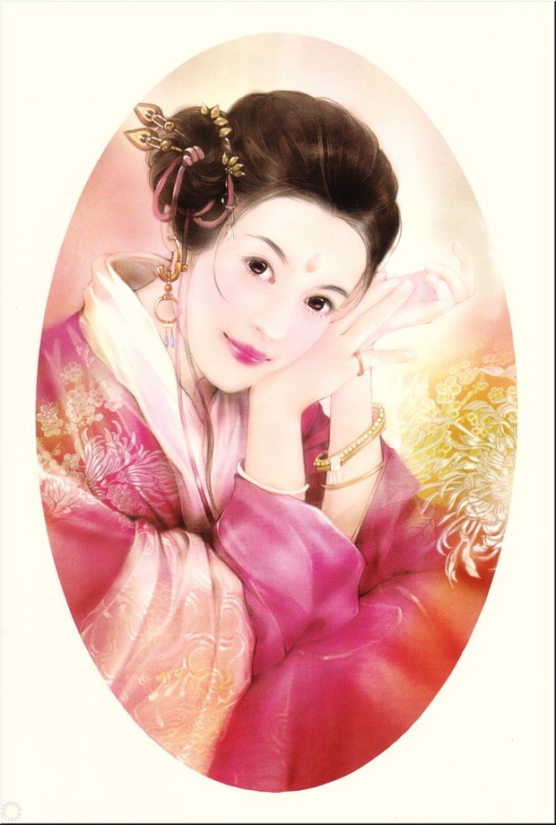 台湾插画家德珍(DerJen):中国古典女性插画欣赏之三