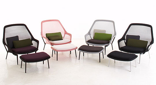 Bouroullec Brothers设计的Slow chair休闲躺椅