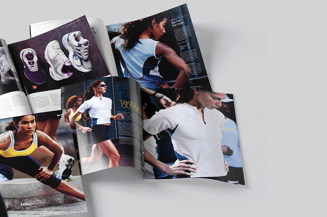 运动品牌Nike Women产品宣传画册设计