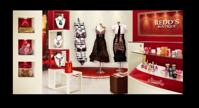 REDD's boutique时尚精品店网页设计