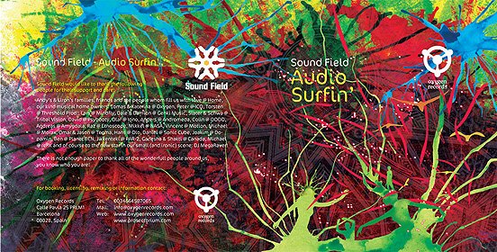 Sound Field炫彩CD封面设计