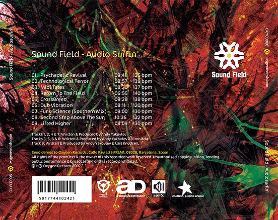 Sound Field炫彩CD封面设计