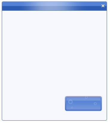 Photoshop制作水晶风格网页弹出窗口