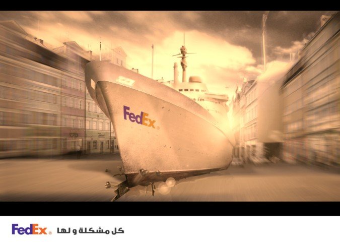 FedEx平面创意广告