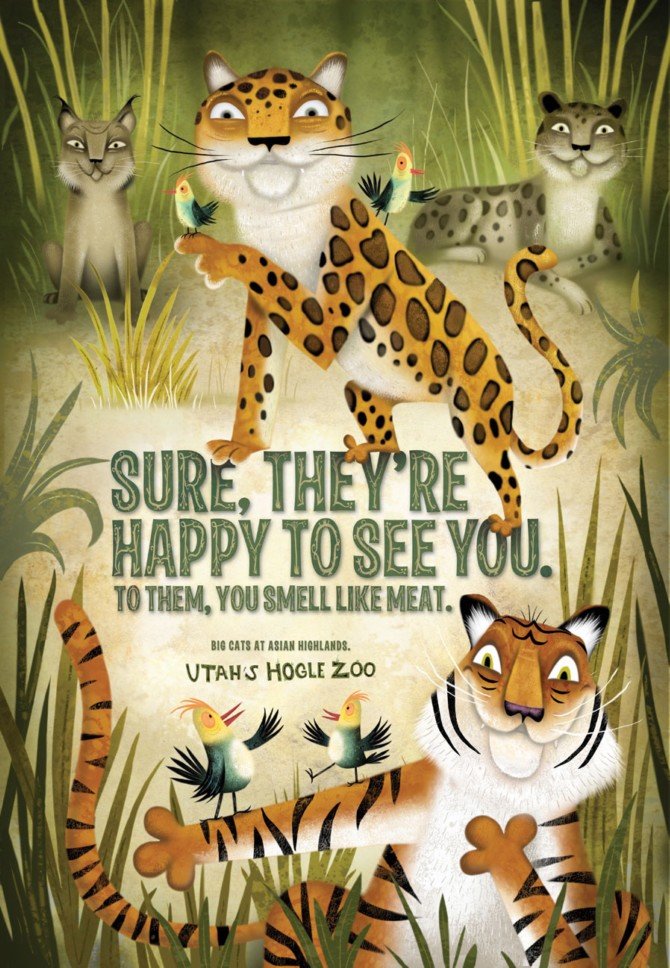 国外动物园平面海报设计欣赏