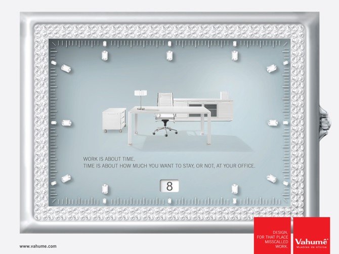 VAHUME办公家具平面广告欣赏