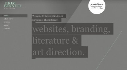 黑白灰色系设计:37个简约的网站设计