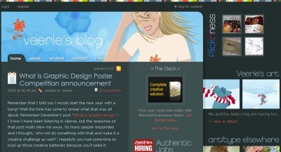 25个漂亮的色彩丰富的网站设计欣赏之一
