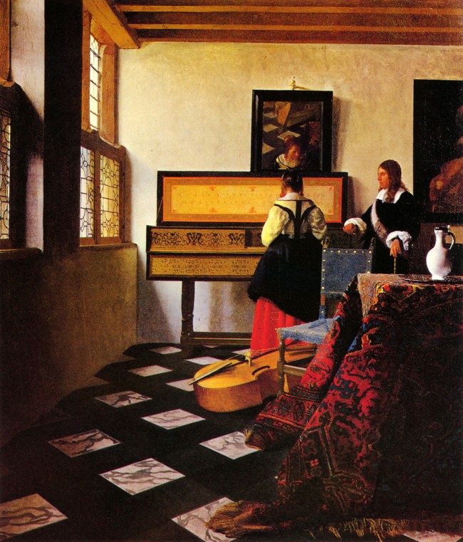 荷兰17世纪杰出画家约翰内斯·维米尔( Johannes Vermeer)