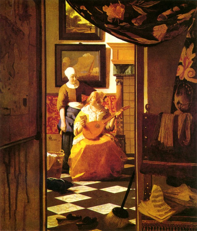 荷兰17世纪杰出画家约翰内斯·维米尔( Johannes Vermeer)