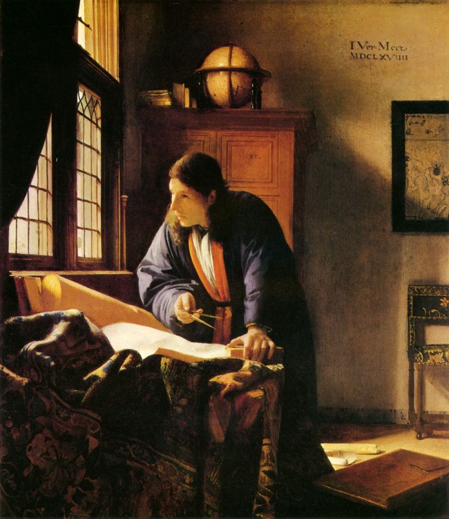 荷兰17世纪杰出画家约翰内斯·维米尔( Johannes Vermeer)