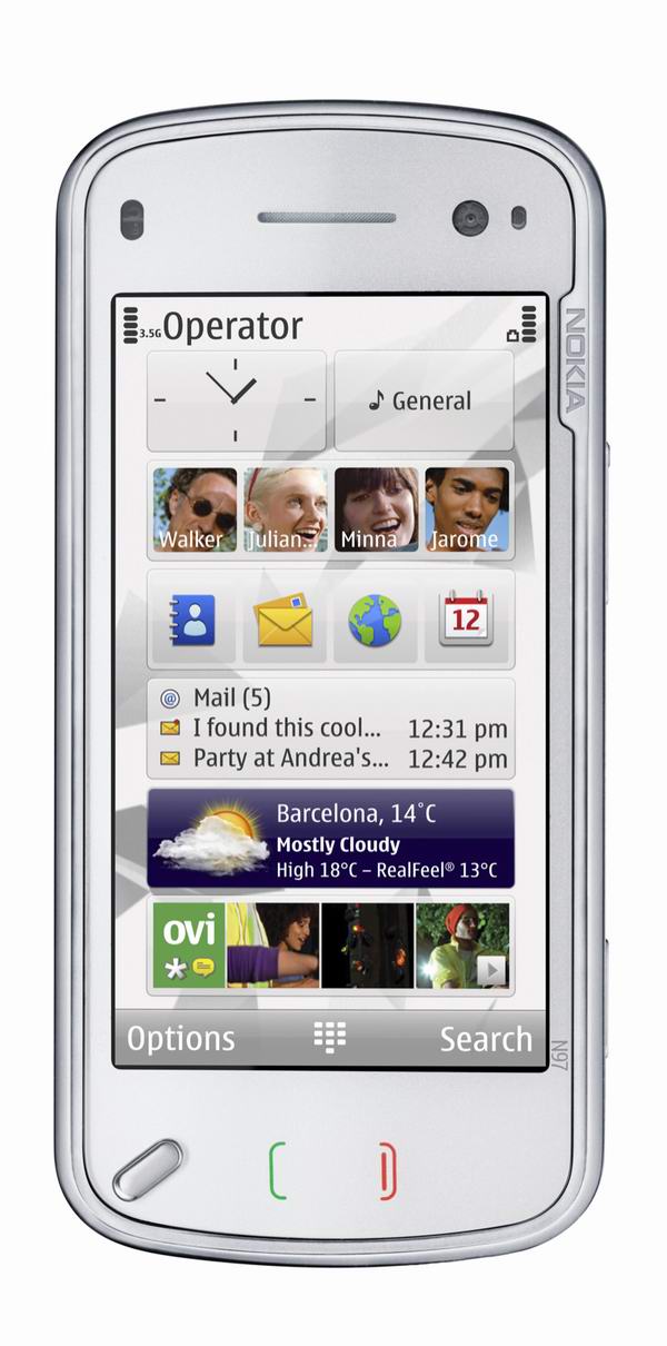 诺基亚N97(Nokia N97)手机设计欣赏