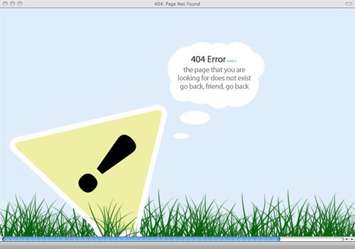 国外创意404错误页面设计欣赏