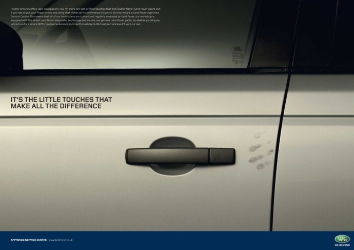 Land Rover(路虎)客户服务中心平面广告