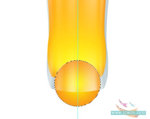 PS绘制橙汁玻璃杯