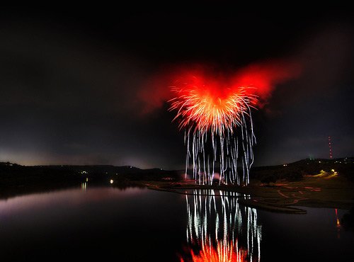 100幅绚丽的烟花摄影图片