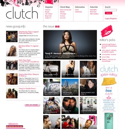风格各异的25个杂志在线网站设计欣赏