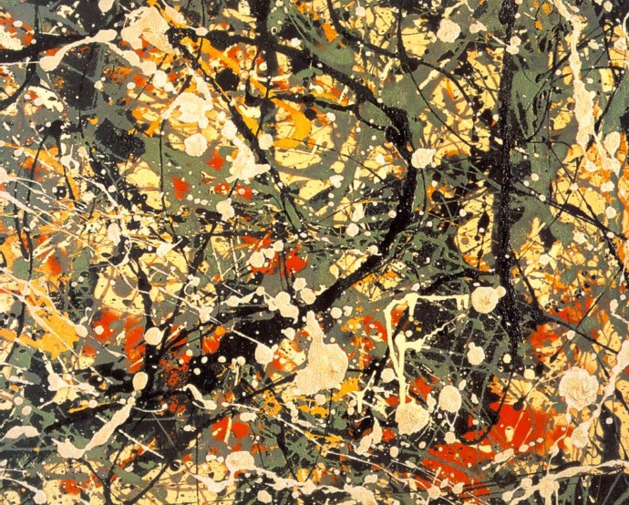 美国抽象表现主义画家杰克森·波洛克(J.Jackson Pollock)