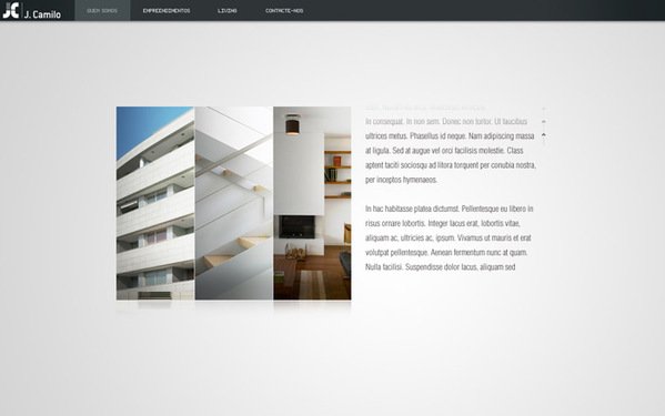 JCamilo建筑公司网站欣赏