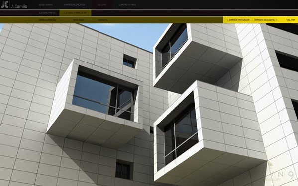JCamilo建筑公司网站欣赏