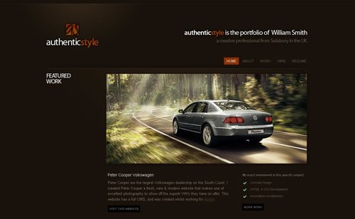 40个黑色系极简风格网站欣赏