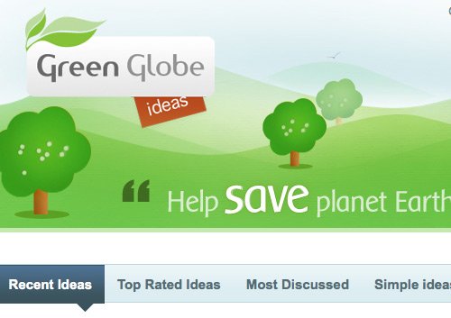 18个漂亮的绿色系网站欣赏