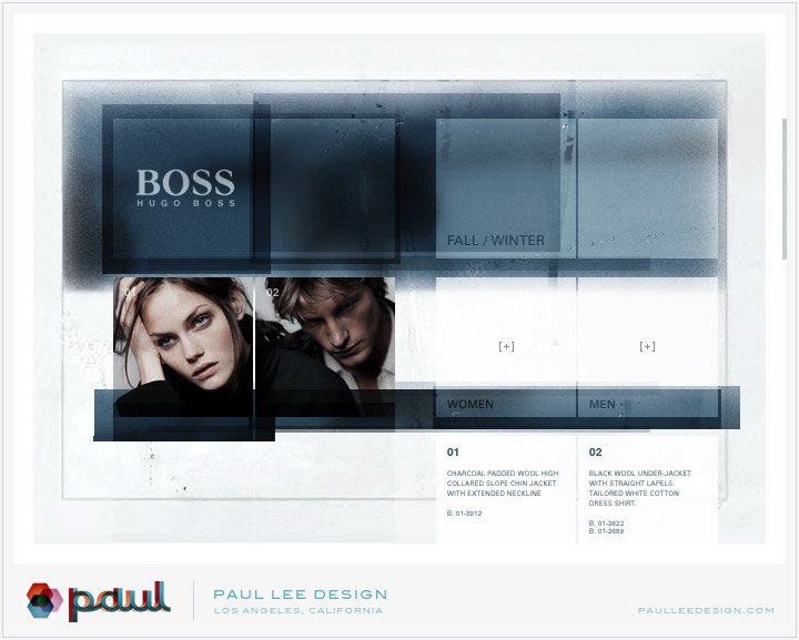 Paul&nbsp;Lee网页界面设计